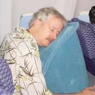 Pillow for plane travel