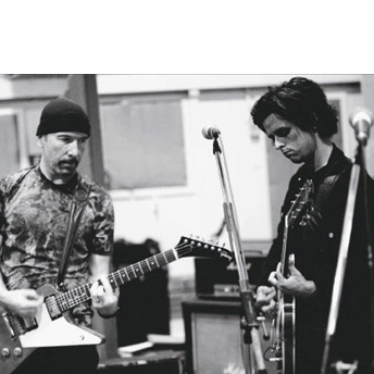 The Edge and Billie Armstrong